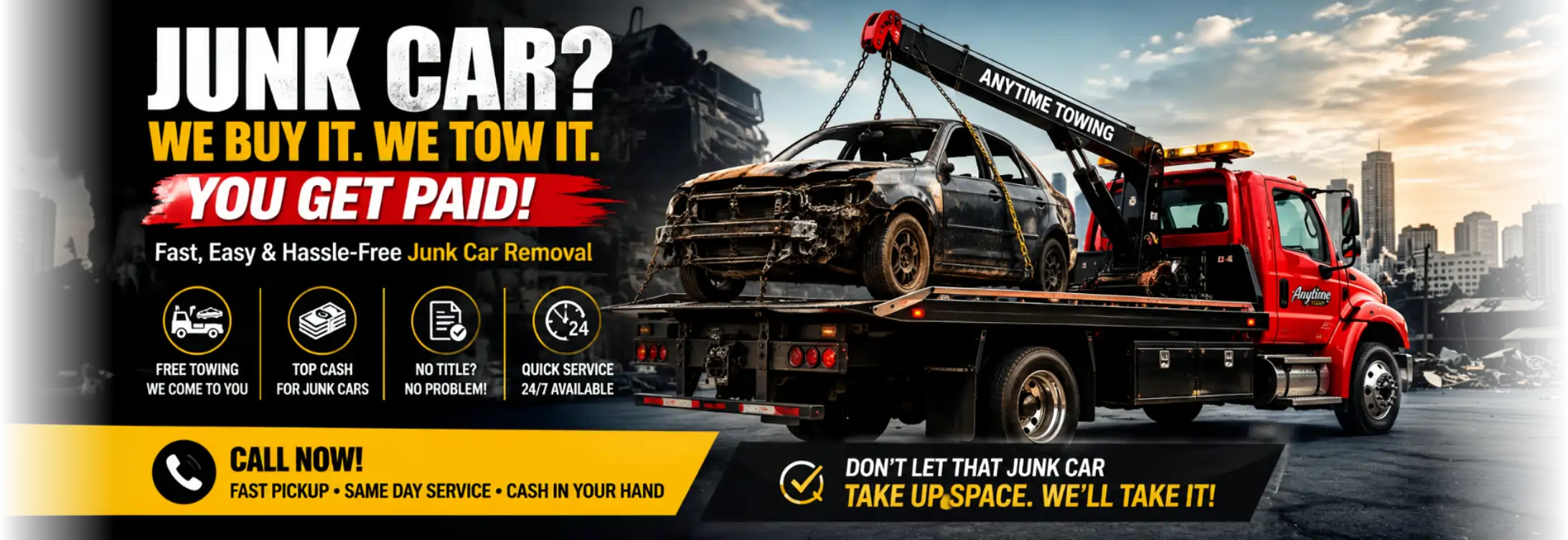 JUNK CAR BANNER